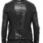 Julius Men's Black Zip Collar Leather Jacket - New
