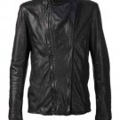Julius Men's Black Double Zip Fitted Jacket - New Julius Men's Black Double Zip Fitted Jacket - New