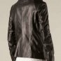 Julius Men's Black Funnel Neck Biker Jacket - New