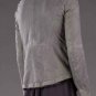 Julius Men's Gray Funnel Neck Leather Jacket - New