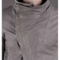 Julius Men's Gray Funnel Neck Leather Jacket - New