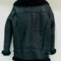Prorsum Long-line Shearling Aviator Jacket Zipout bib