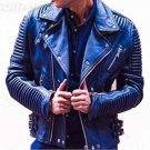PRORSUM MOTO BLUE LEATHER JACKET – NEW PRORSUM MOTO BLUE LEATHER JACKET – NEW