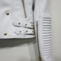 PRORSUM MOTO LEATHER JACKET LAMBSKIN REAL RACCOON FUR