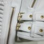 PRORSUM MOTO LEATHER JACKET LAMBSKIN REAL RACCOON FUR