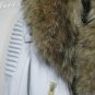 PRORSUM MOTO LEATHER JACKET LAMBSKIN REAL RACCOON FUR