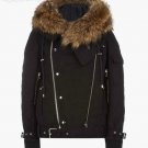 Balmain QUILTED COTTON PARKA WITH REAL RACCOON FUR – NEW Balmain QUILTED COTTON PARKA WITH REAL RACCOON FUR – NEW