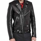 Prorsum Off centre Black Soft Leather Biker Jacket -New Prorsum Off centre Black Soft Leather Biker Jacket -New