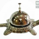 Tortoise Bell Desk Counter Call Bell Celtic Ornate Design Hotel Turtle Desk Bell