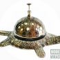 Tortoise Bell Desk Counter Call Bell Celtic Ornate Design Hotel Turtle Desk Bell