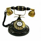 Vintage Nautical Antique Solid Brass Rotary Dial Working Telephone For Decor