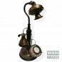 Antique Finish Rotary Dial Candlestick Stylish Brass Telephone Wired Working