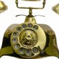 Vintage Rotary Phone Old Fashioned Telephone French Victorian Nautical Brass