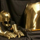 Medieval Brass Plate Viking Armor Set ~ Medieval Armour Set Cosplay Halloween