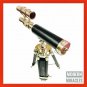 Nautical Antique Maritime Brass Chrome Finish Double Barrel Telescope with Stand