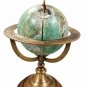 Vintage Brass Antique Armillary Tabletop World Sphere Globe Nautical Decor