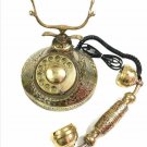 Nautical Brass Retro Style Collectible Rotatory Dial Antique Telephone for Decor