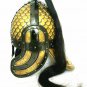 Medieval Brass Roman Helmet Antique Spartan Helmet Armor Replica Vikings Cosplay