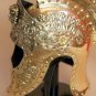 Pure Brass Praetorian Knight Roman Helmet With Red Plume Warrior Halloween Gift