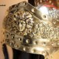 Pure Brass Praetorian Knight Roman Helmet With Red Plume Warrior Halloween Gift