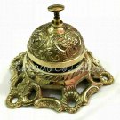 Antique Brass Reception Hotel Calling Service Bell Vintage Nautical Counter Bell