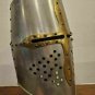 Medieval Templar Sugar Loaf Helmet Knight Armour Long Wearable Crusader Helmet