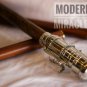 Brass Walking Stick With Telescope Handle Wooden Walking Stick