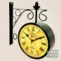 10" Victoria Station Double Sided Railway Clock Functional Clock Home Decor