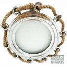 Nautical Porthole Aluminium Chrome Silver Finish Port Glass Wall Hanging Decor