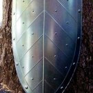 Medieval Knight Pointed Shield ~ Larp Reenactment Cosplay Heater Shield ~ Functi
