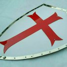 Halloween Medieval Knight Cross Heater Shield Battle Warrior Shield 18 Gauge Ste
