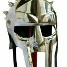Medieval Steel Roman Gladiator Helmet Warrior Helmet, Halloween MF Doom Helmet
