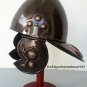 Medieval Greek Knight Armour Leonidas Norman Helmet Wearable With Wooden Stand