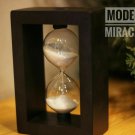 Antique Wooden Hourglass 2 minute Sand timer Vintage Maritime Nautical Decor