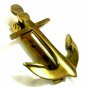 Nautical Maritime Shinny Brass Ship Anchor Door Knocker Home & Office Decor