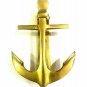 Nautical Maritime Shinny Brass Ship Anchor Door Knocker Home & Office Decor