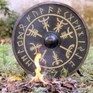 Medieval Battle-Ready Shield Best Wooden - Viking Shield handmade Reenactment