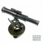 Nautical Antique Brass Telescope Alidade Compass Transit Surveying Theodolite