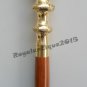Vintage Designer Antique Style Victorian Brass Handle Cane Walking Stick 36"
