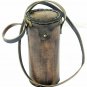 Antique Vintage Maritime 5" Brass Nautical Hourglass Sand Timer with Leather Box