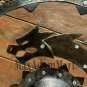 24" Medieval Armor Viking Round Shield Black Dragon Design & LARP Warrior Wood