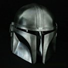 Medieval Steel Mandalorian Helmet With Liner and Chin StrapLARP/Costume/RolePlay