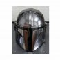 Medieval Steel Mandalorian Helmet With Liner and Chin StrapLARP/Costume/RolePlay