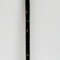 Antique victorian designer brass handle walking stick vintage wooden cane black