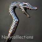 Dragon Head Designer Antique Style Handle Wooden Walking Stick Cane For Christma