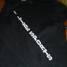 Long Sleeve tee black w/white