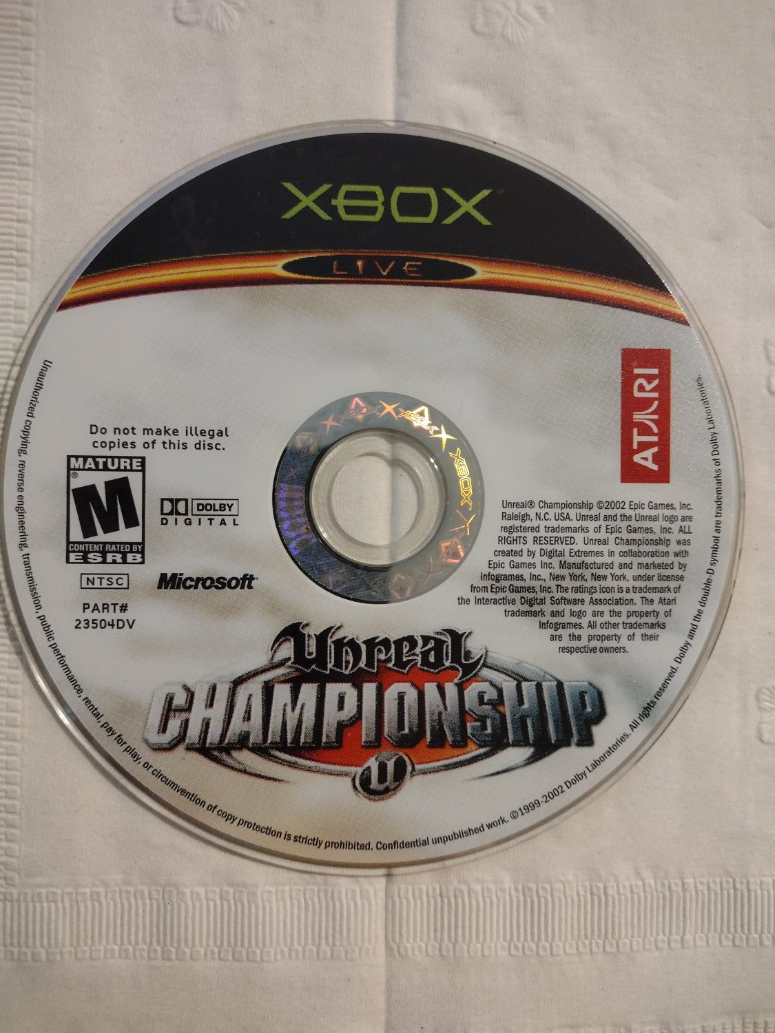Unreal Championship -- XBOX