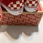 Vans Women's Classic Slip On Checker Red White Shoes Size 9 NWB