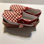 Vans Women's Classic Slip On Checker Red White Shoes Size 9 NWB