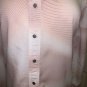 Calvin Klein Cream Peach Long Sleeve Blouse Size Small